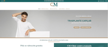  Web cm clinic hecha por AGUA crea y comunica