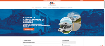  Ecommerce de alquiler de caravanas de Dekaravaning programado por AGUA crea y comunica