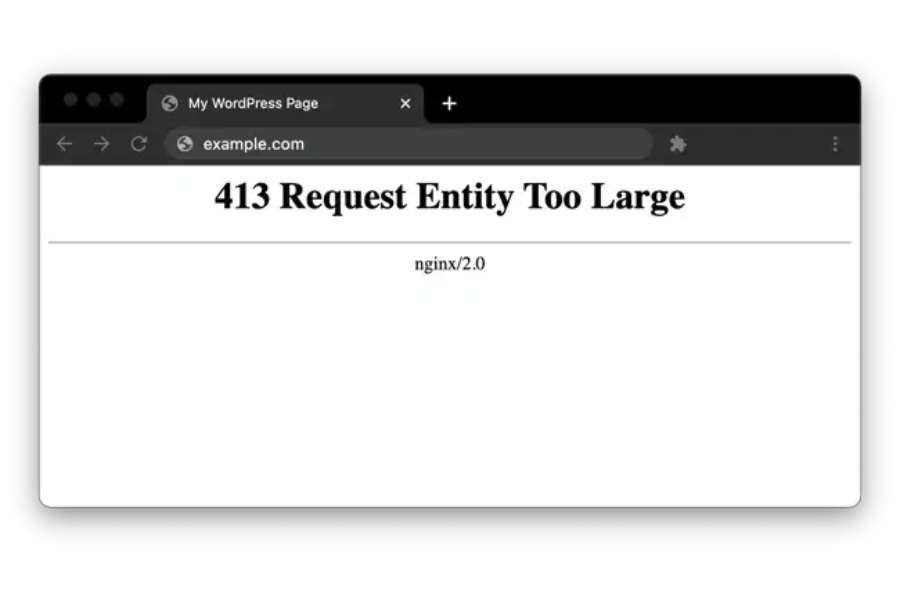¿Qué es el error 413: request entity too large y cómo solucionarlo?